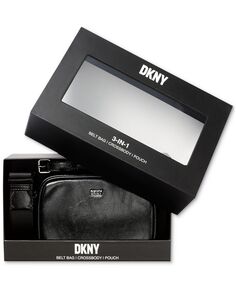 Поясная сумка Lumen 3 в 1 DKNY, черный