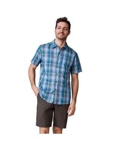 Мужская рубашка из поплина с короткими рукавами Free Country, цвет Denim trails