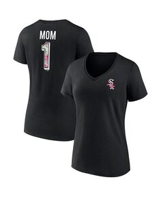 Женская черная футболка Chicago White Sox ко Дню матери размера Best Mom Ever с v-образным вырезом Profile, черный