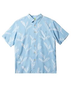 Мужская рубашка с короткими рукавами Quiksilver Ginger Stalks Quiksilver Waterman, синий