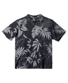 Мужская рубашка с короткими рукавами Quiksilver Last Island Quiksilver Waterman, черный