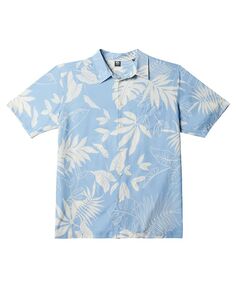 Мужская рубашка с короткими рукавами Quiksilver Last Island Quiksilver Waterman, синий