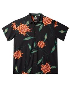 Мужская рубашка с короткими рукавами Quiksilver Perfect Bloom Quiksilver Waterman, черный