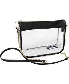 Женская прозрачная сумка через плечо Villanova Wildcats Hype Stadium Logo Brands, белый