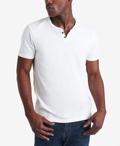 Мужская футболка с короткими рукавами Venice Burnout Notch Lucky Brand, белый