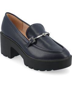 Женские туфли-лодочки на платформе и подошве Kezziah Tru Comfort из пенопласта Journee Collection, синий