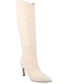 Женские ботинки из пеноматериала Rehela Tru Comfort на каблуке-шпильке Journee Collection, цвет Bone