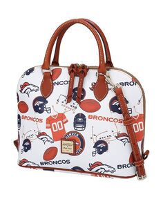 Женская сумка-портфель Denver Broncos Gameday на молнии Dooney &amp; Bourke, мультиколор