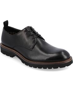 Мужские туфли дерби из пеноматериала Davies Tru Comfort с простым носком и шнуровкой Thomas &amp; Vine, черный