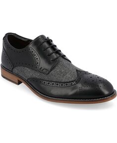 Мужские модельные туфли Filmore Tru Comfort из пеноматериала с крылышками Thomas &amp; Vine, цвет Black