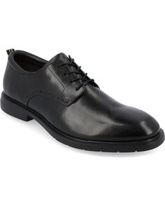 Мужские модельные туфли дерби из пеноматериала Stafford Tru Comfort с простым носком Thomas &amp; Vine, черный