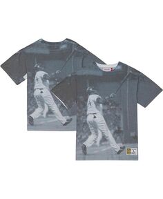 Мужская футболка David Ortiz Boston Red Sox Cooperstown Collection с сублимированным рисунком игрока Mitchell &amp; Ness, белый