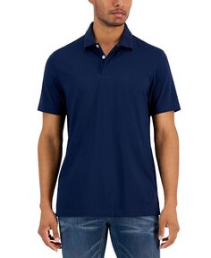 Мужская мерсеризованная рубашка-поло обычного кроя Alfani, синий