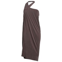 Платье Jacquemus Midi, серо-коричневый