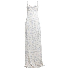 Платье Jacquemus Long, кремово-белый/голубой