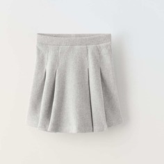 Юбка Zara Soft Touch, серый
