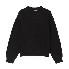Свитшот Victoria&apos;s Secret Cotton Fleece Oversized, черный