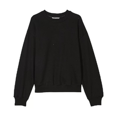 Свитшот Victoria&apos;s Secret Cotton Fleece Oversized, черный