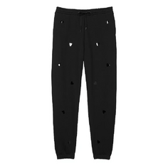 Спортивные брюки Victoria&apos;s Secret Cotton Fleece High-Rise Gym, черный