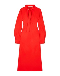 Платье Victoria Beckham Midi, красный