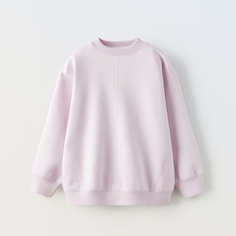 Свитшот Zara Basic Plush, розовый