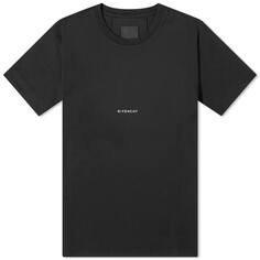 Футболка Givenchy Small Text Logo, черный