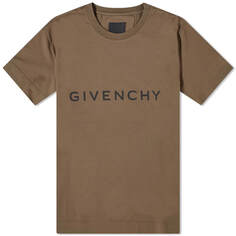 Футболка Givenchy Archetype Logo, хаки