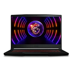 Игровой ноутбук MSI GF63 Thin 11UCX 15.6&apos;&apos;, 8 Гб/512 Гб, i5-11400H, RTX 2050, черный, английская клавиатура