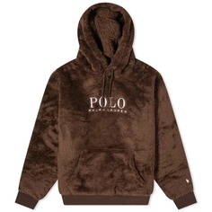 Толстовка Polo Ralph Lauren High Pile Fleece, коричневый