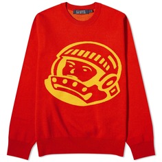 Свитшот Billionaire Boys Club Astro Crew Knit, красный/желтый