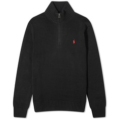 Джемпер Polo Ralph Lauren Half Zip Knit, черный