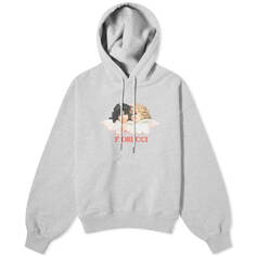 Худи Fiorucci Oversized Icon Angel, серый