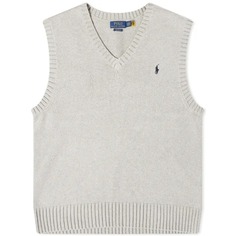 Жилет Polo Ralph Lauren Knit, светло-серый