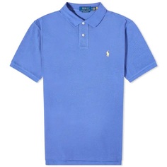 Футболка-поло Polo Ralph Lauren Custom Fit, синий