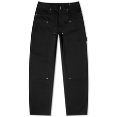 Брюки Givenchy Studded Carpenter, черный