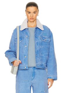 Куртка Acne Studios Face Denim, цвет Powder Blue