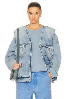 Жилет Acne Studios Soft Padded, цвет Light Blue