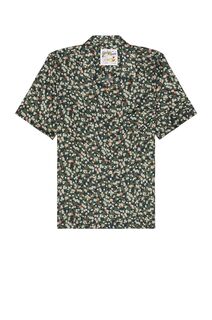 Рубашка Naked &amp; Famous Denim Fruit Print Aloha, темно-синий