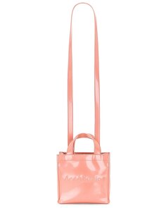 Сумка кросс-боди Acne Studios Logo Shopper Mini, цвет Salmon Pink