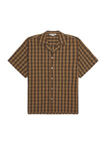 Рубашка Acne Studios Shirt, цвет Brown &amp; Green