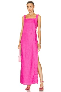 Платье Adriana Degreas Solid Long, розовый
