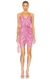 Платье мини Norma Kamali Slip Diana, цвет Candy Pink