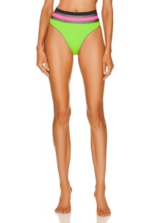 Бикини Agent Provocateur Zenaya Big Brief, цвет Black, Apple Green, &amp; Pink