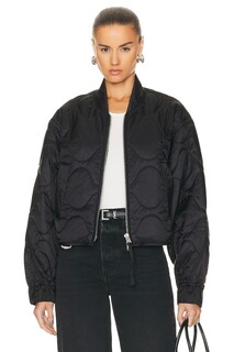 Куртка Agolde X Shoreditch Ski Club Iona Quilted, черный