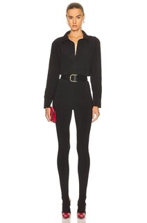 Леггинсы Norma Kamali Shirt Legging, черный