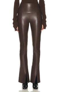 Брюки Norma Kamali Spat Legging, цвет Chocolate