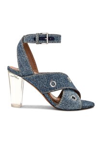 Сандалии Alaïa Ankle Strap, цвет Blue Jeans