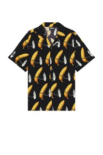 Рубашка Pleasures Rings Button Down, черный