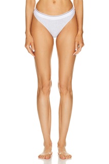 Стринги Alexander Wang Thong, цвет Light Heather Grey