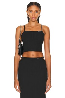 Топ Alexander Wang Cami, черный